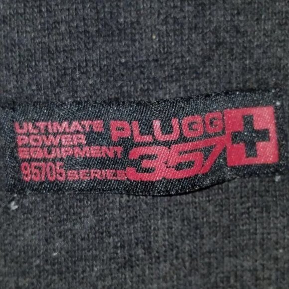 VINTAGE Knit Sweater PLG Co Plugg 357 Black Men's Medium MAN'S - Picture 5 of 6